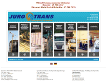 Tablet Screenshot of juro-trans.com.pl